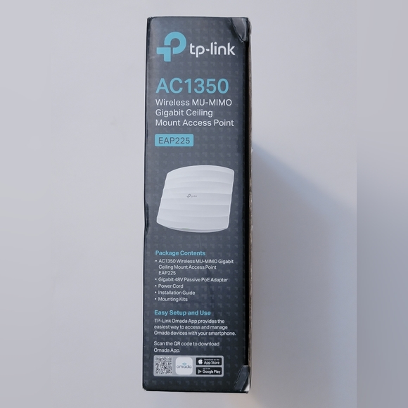 TP-Link Omada AC1350 Gigabit Ceiling Mount Wireless Access Point, MU-MIMO - Picture 16 of 16